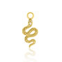 Medusa Snake Earring Charm, thumbnail 1 of 2