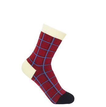 Customised Red Luxury Women's Socks Three Pair Gift, 3 of 6