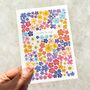 Ditsy Flower Garden A6 Folded Note Cards And Envelopes, thumbnail 5 of 6