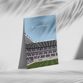 The Milburn Stand St James' Park Newcastle Print, 3 of 4