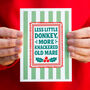 Cheeky Christmas Card For Women, thumbnail 1 of 3