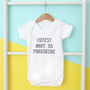 Cutest Baby In, Personalised Baby Grow Or Set, thumbnail 7 of 7