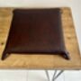 Personalised Leather Desk Coin Tray, Chocolate Brown, thumbnail 12 of 12