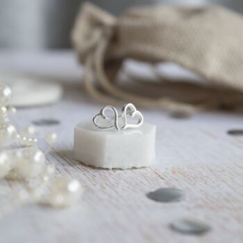 Cut Out Heart Earrings, Will You Be My Valentine, 2 of 5