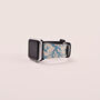 Blue Coral Vegan Leather Apple Watch Band, thumbnail 5 of 6