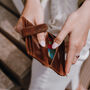 Brown Leather Credit Card Holder, thumbnail 3 of 4