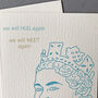 Contemporary Queen Card, We Will Hug…Again, thumbnail 2 of 3