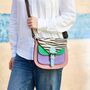 Vaani Multicoloured Saddle Crossbody Bag, thumbnail 9 of 11