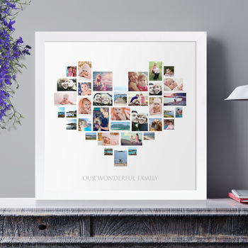 Personalised Heart Photo Collage, 9 of 12