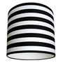 Circus Stripes Black And White Lampshades, thumbnail 2 of 9