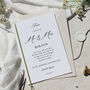 Mr And Mrs First Wedding Anniversary Card Personalised, thumbnail 2 of 7