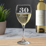 Personalised Name And Age Wine Glass, thumbnail 4 of 6