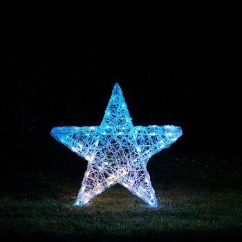 Twinkly Smart LED Outdoor Acrylic Medium Christmas Star, 10 of 12