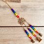 Smiling Sunshine Rainbow Bells Wind Chime, thumbnail 2 of 5