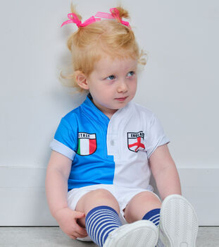 Dual Nationality Children's Sports Tops, 5 of 10