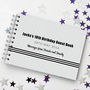 Personalised 18th Monochrome Birthday Guest Book, thumbnail 5 of 8