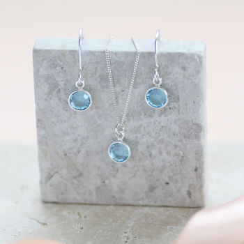 Swarovski Crystal Birthstone Jewellery Set, 2 of 8