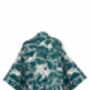 Japanese Crane Print Emerald Green And Ivory Short Kimono, thumbnail 6 of 6