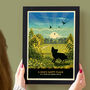 Longhaired Chihuahua In A Summer Park. Limited Edition Dog Print, thumbnail 4 of 7