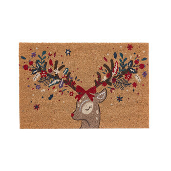 My Mat Printed Coir Christmas Colourful Deer, 5 of 5