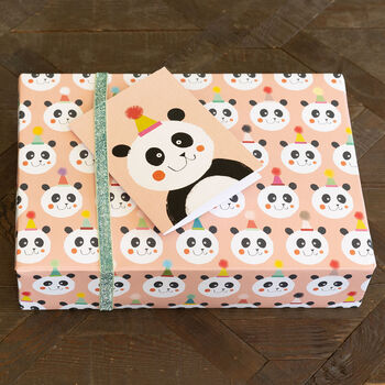 Panda Wrapping Paper Two Sheets, 2 of 5