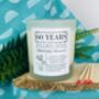 Personalised 60th Diamond Anniversary Meaning Candle, thumbnail 3 of 11