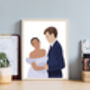 Custom Family Portrait Personalised Art Print, thumbnail 9 of 11