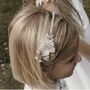 Floral Crystal And Flower Hairband, thumbnail 1 of 10