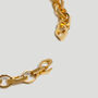 Octagon Link Chunky Gold Chain Necklace In 18 K Gold Plating, thumbnail 5 of 11