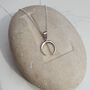 Silver Horn Necklace, thumbnail 1 of 3