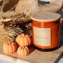 Pumpkin Spice Candle With Wooden Lid Large, thumbnail 1 of 2