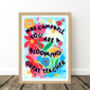 Colourful Personalised Thank You Teacher Print, thumbnail 4 of 6