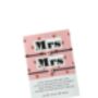 Mrs And Mrs Wish Bracelets | Lesbian Wedding Gifts, thumbnail 4 of 6