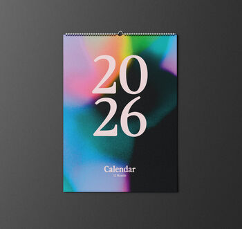 2026 Colourful Gradient Monthly Calendar, 3 of 6