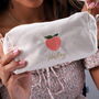 Personalised Embroidered Fruit Cosmetic Or Pencil Case, thumbnail 1 of 6