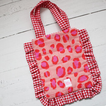 Leopard Mini Tote Bag, 2 of 11