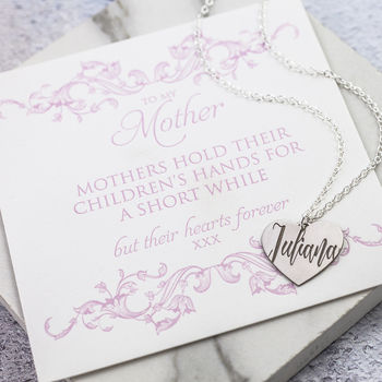 Personalised Mother And Daughter Necklace Set, 4 of 7