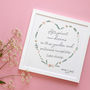 Personalised Wedding Wildflower Heart Framed Print, thumbnail 5 of 7