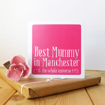 Personalised Best Mum/Mummy/Mother Card, 4 of 7