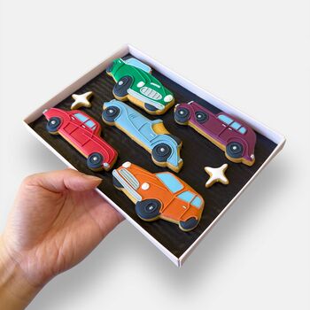 Classic Cars Father's Day Letterbox Iced Cookies, 3 of 11