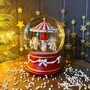 Musical Merry Go Round Snowglobe, thumbnail 1 of 2