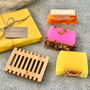 Handmade Soap And Soap Tray Self Care Gift Set, thumbnail 2 of 6