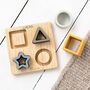 Personalised Wooden Star Silicone Puzzle Toy, thumbnail 1 of 4