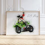 Personalised Motorbike Watercolour Portrait, thumbnail 1 of 9