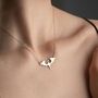 Sterling Silver Dragon Necklace, thumbnail 1 of 10