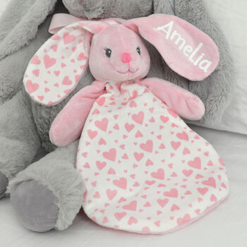 Personalised Bunny With Ears Comforter, 2 of 10