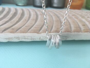 Infinity Five Ovals Stacks Necklace, 5 of 5