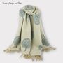 Gift Boxed Cashmere Tree Of Life Scarf, thumbnail 3 of 12