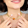 Citrine November Birthstone Statement Pendant Necklace, thumbnail 3 of 7
