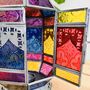 Large Bohemian Moroccan Style Lantern Coloured Glass, thumbnail 4 of 9
